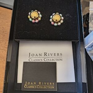 Joan Rivers Classics Collection Interchangeable Clip Earrings